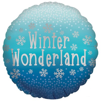 Winter Wonderland - Snowflakes -  Folienballon  18 in / 45cm