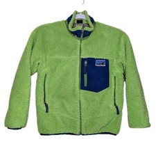 Patagonia Retro-X Deep Pile Fleece Jacket Kids M 10 Youth USA Made Vintage
