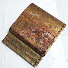 Suzunoya Gold Thread Flower Raft Kimono Formal Obi 30.5cm Used Japan