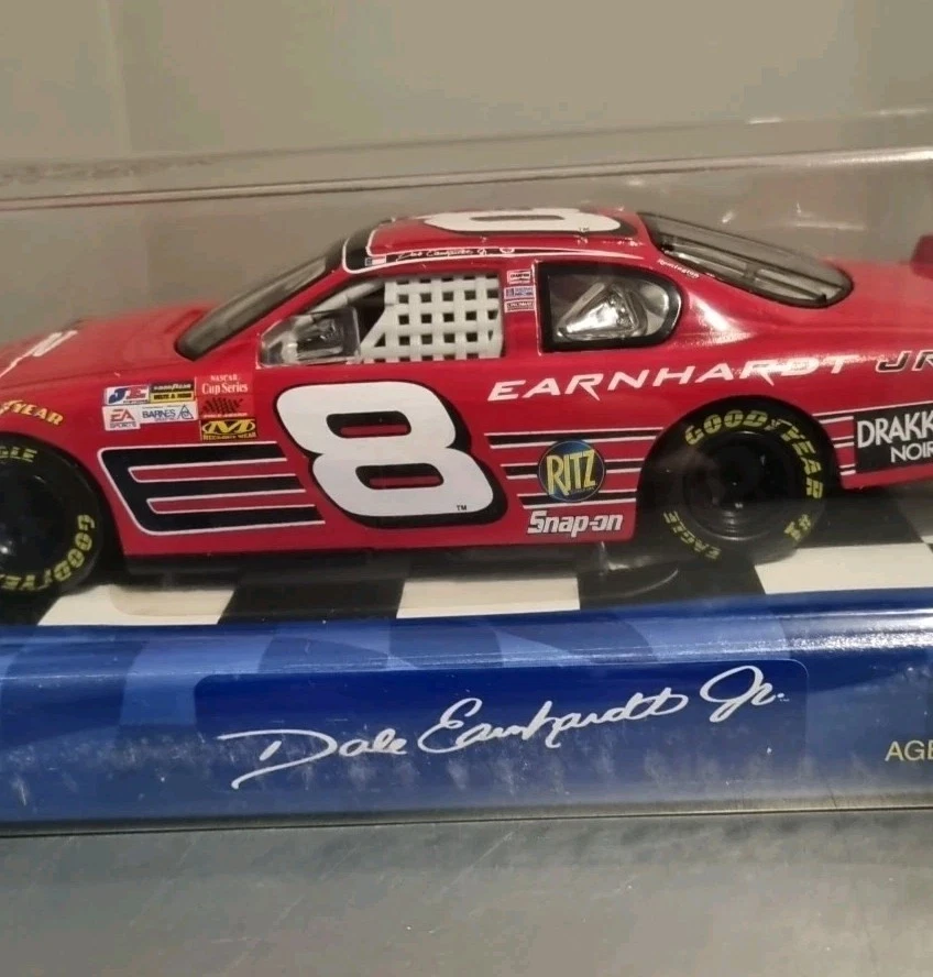 2002 New Winners Circle Dale Earnhardt Jr #8 NASCAR 1:24 Scale Die Cast Red Car - Image 2 of 4