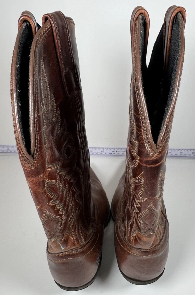 Laredo Women's Madison 51059 Burnished Red Leather Western Boots Size 6.5 - Image 4 of 4