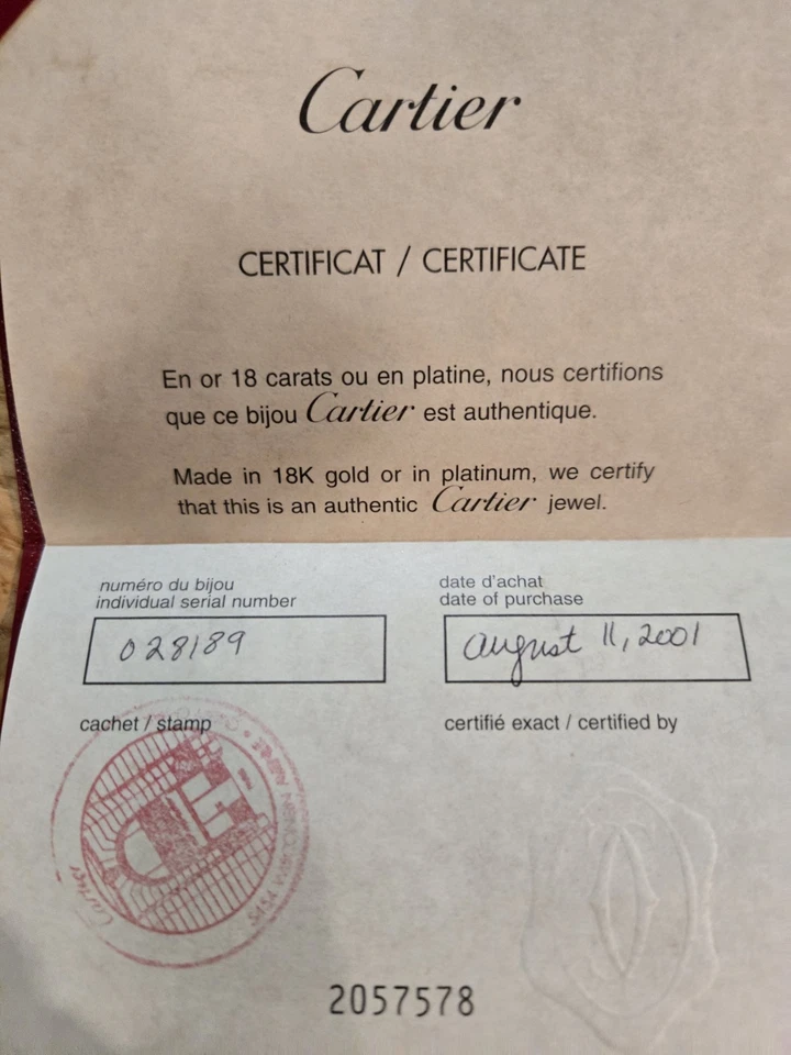 Dije Cartier Estrella de David Oro Amarillo 18kt Foto 2 de 4