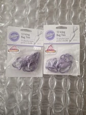 Wilton 12-Count Rubber Decorating/Icing Bag Ties (2-Pack)