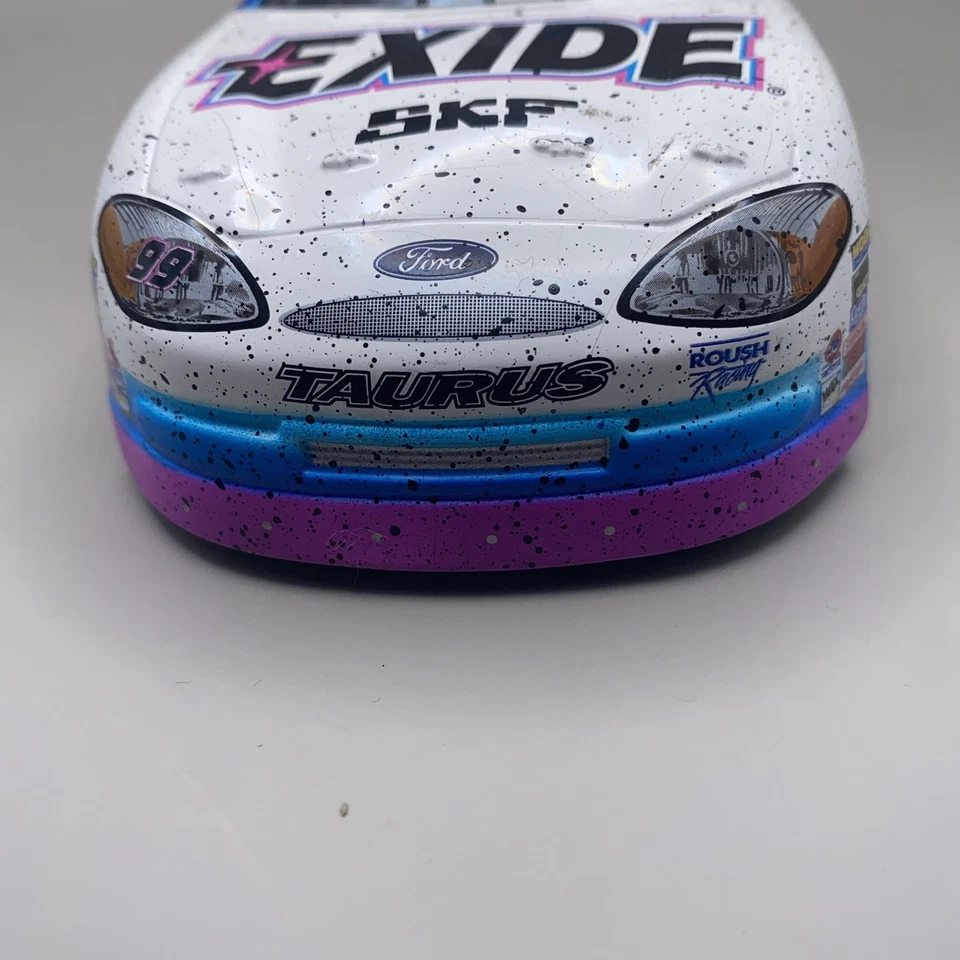 Coche diecast vintage Jeff Burton 1:24 2000 Exide Ford Taurus #99 NASCAR Foto 3 de 4