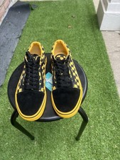 VANS Old Skool Men s Black/Yellow Checkerboar...