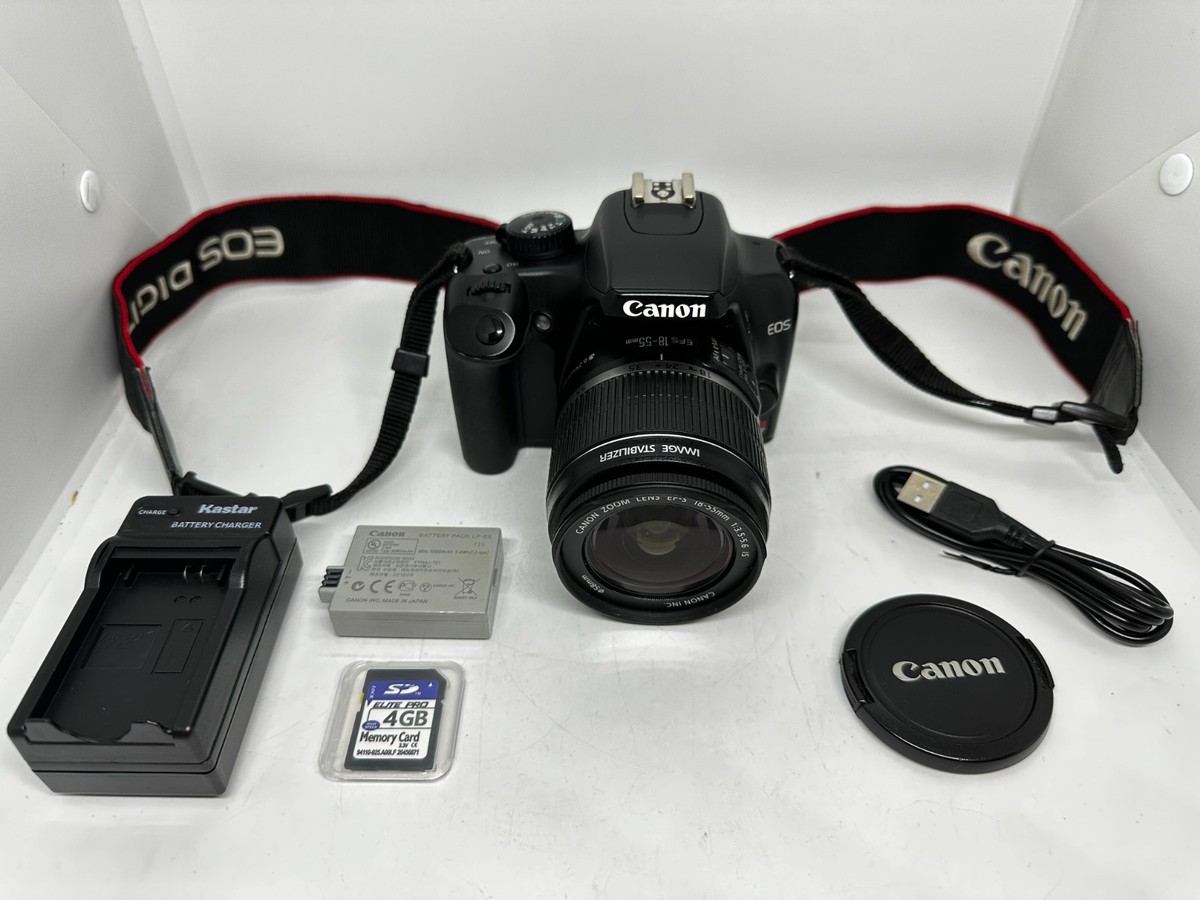 Canon EOS Rebel XS 1000D Digital SLR Camera w/ EF-S 18-55mm IS