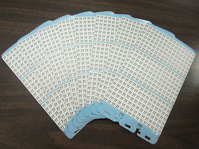 BRADY PORTA-PACK WIRE MARKER #77 REFILL CARDS PACK OF 8 NEW!!