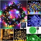 Solar String Lights Outdoor Waterproof 100-200 LED Garden Party Wedding Lamp USA