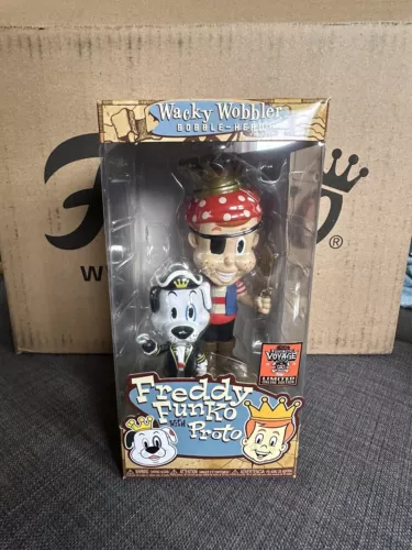 Pirate Freddy Funko with Proto Wacky Wobbler - Box of Fun 2024 Funtastic Voyage
