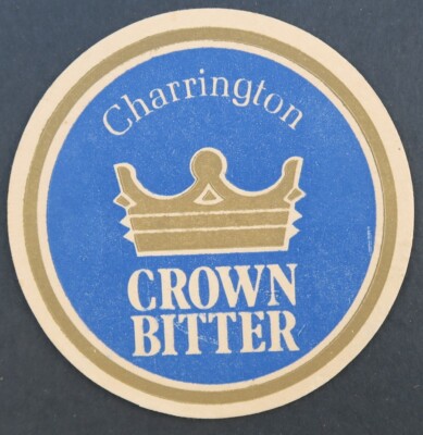 Antique CHARRINGTON Crown beer beermat coaster beer mug 13