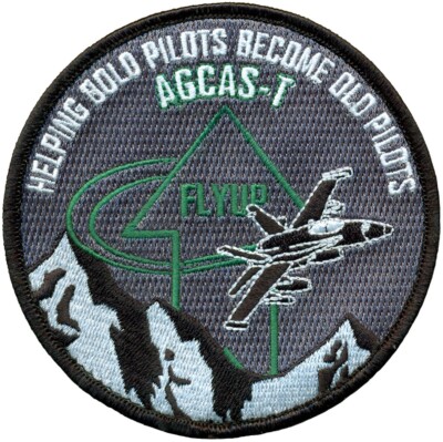USN AIR TEST & EVALUATION SQUADRON TWO THREE (VX-23)   F-18 AGCAS-T PATCH