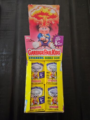 1x 1986 TOPPS Garbage Pail Kids Series 4 Pack Factory Sealed Box Fresh GPK OS4 - Picture 1 of 4