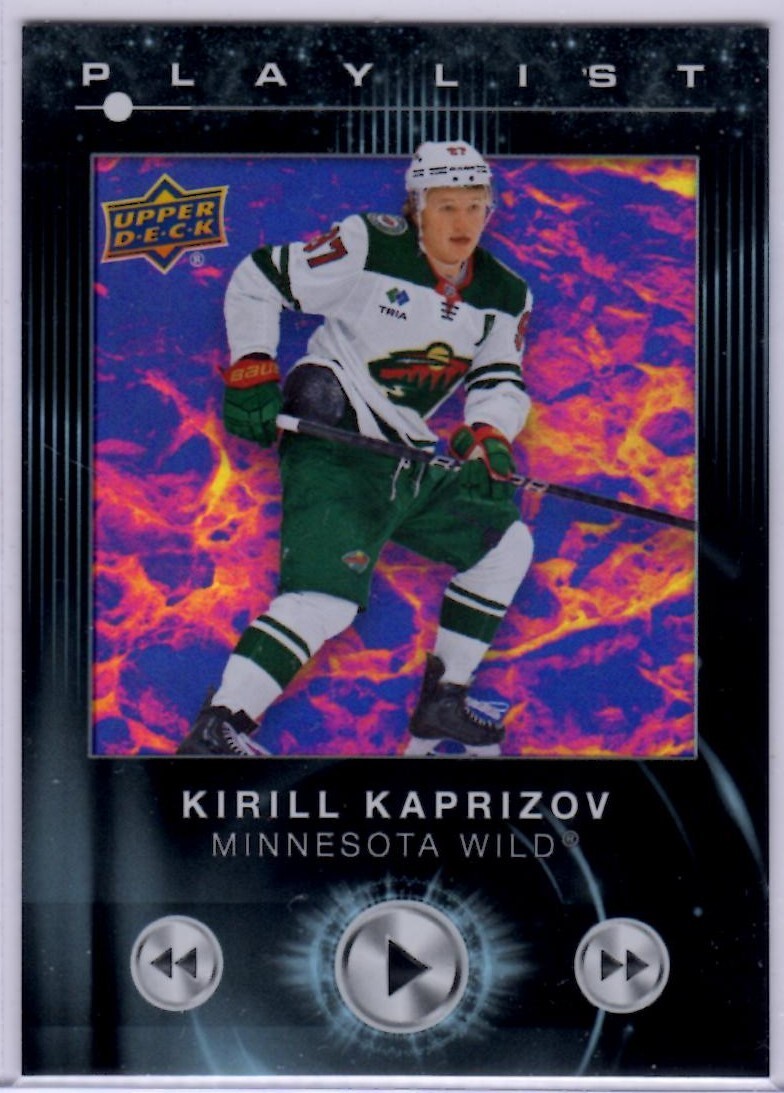 2024-25 Upper Deck Series 2 Kirill Kaprizov Playlist Card # PL-4