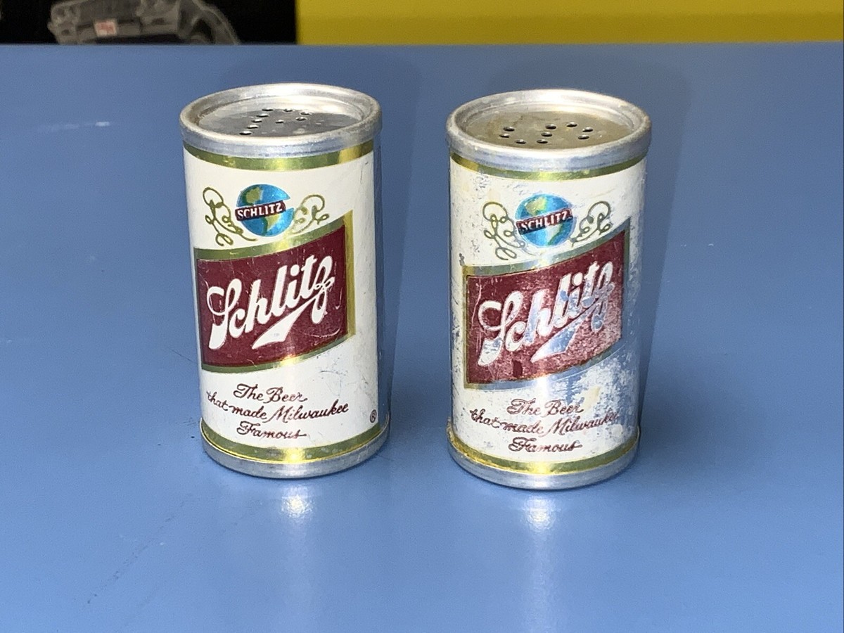 Vintage SCHLITZ Salt & Pepper Shakers, 