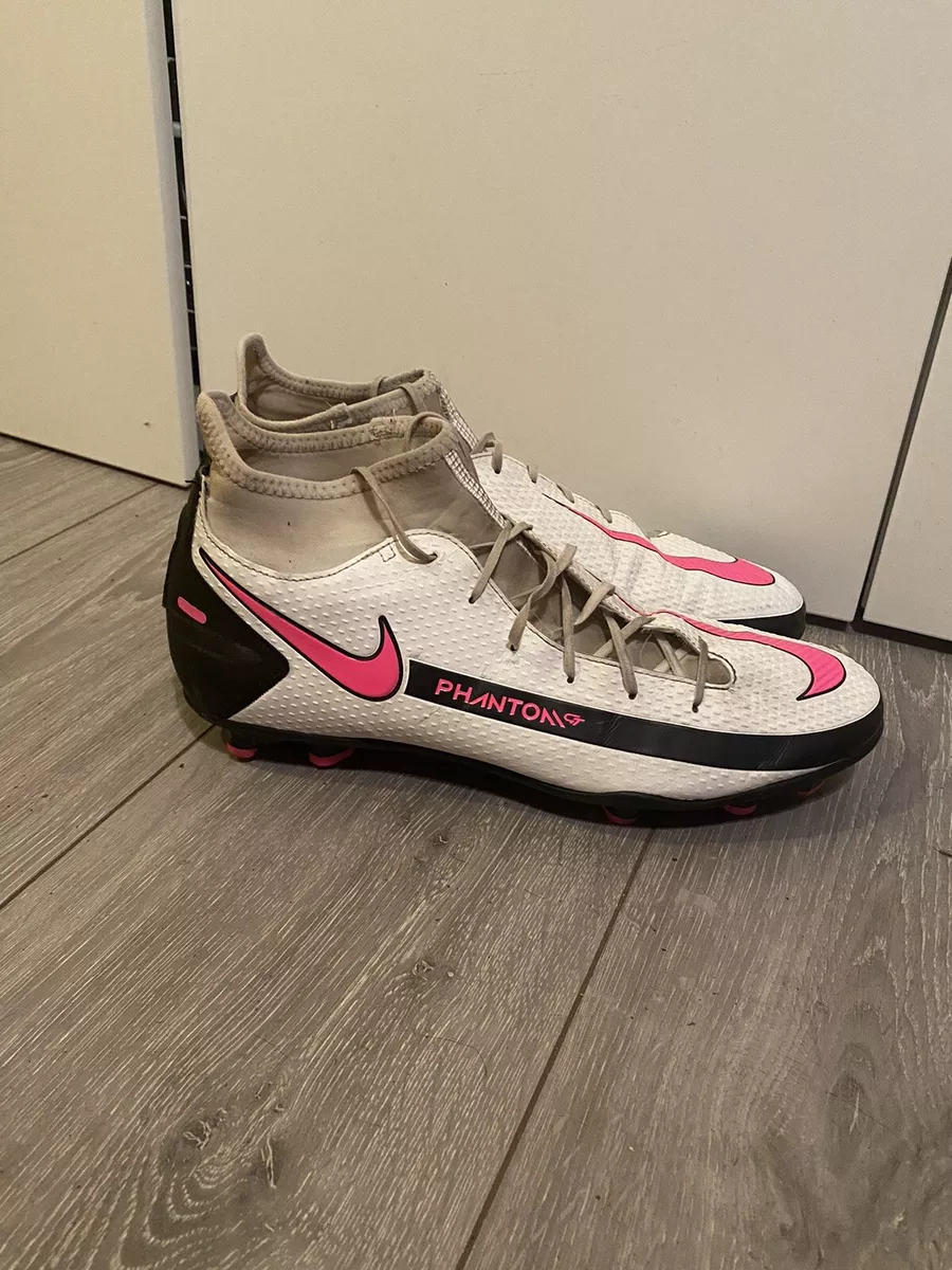 Nike Phantom Gt White Black And Pink Nike Ticks