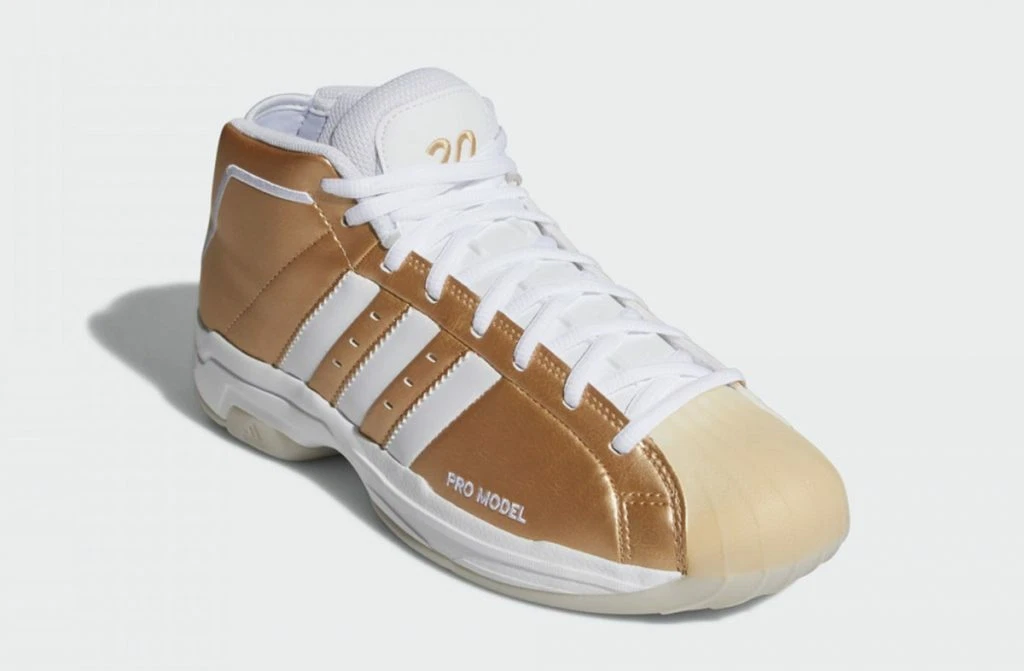 Adidas pro model clearance gold