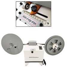 110V Automatic Double Disk Edge/Dust-free Cutting Edge Banding Slitting Machine