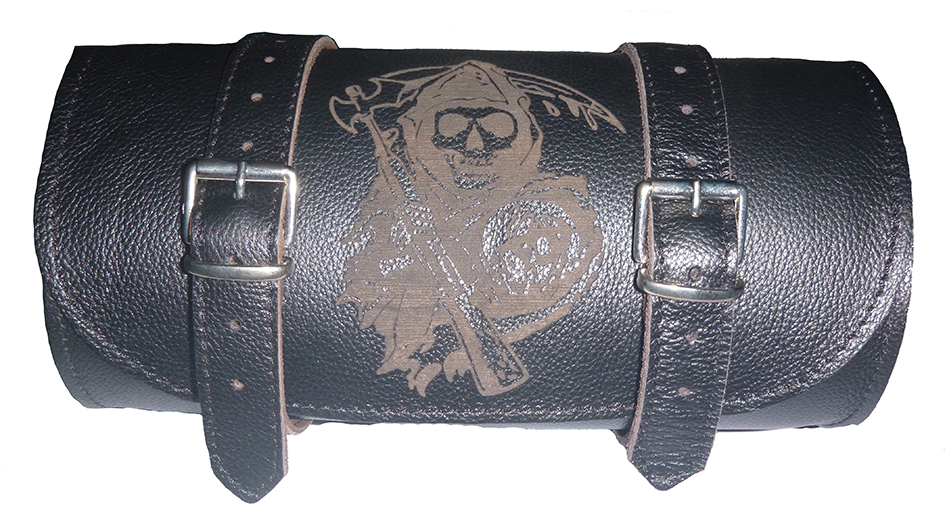 Barilotto Sottofaro Moto in Pelle Anarchia - Borsa Custom Harley Guzzi