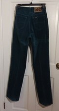 Lee Casual Pants Size 9 Blue Cotton Polyester Vintage