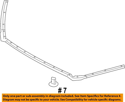 MAZDA OEM 16-21 CX-3 Hood Hood Components-Front Seal D10E56770A | eBay