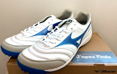 MIZUNO MORELIA SALA ELITE TF Soccer Cleats Q1GB2412 25 White Blue