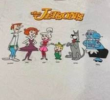 THE JETSONS Shirt Cartoon Character White Cotton All Size Unisex S-4XL NI1317