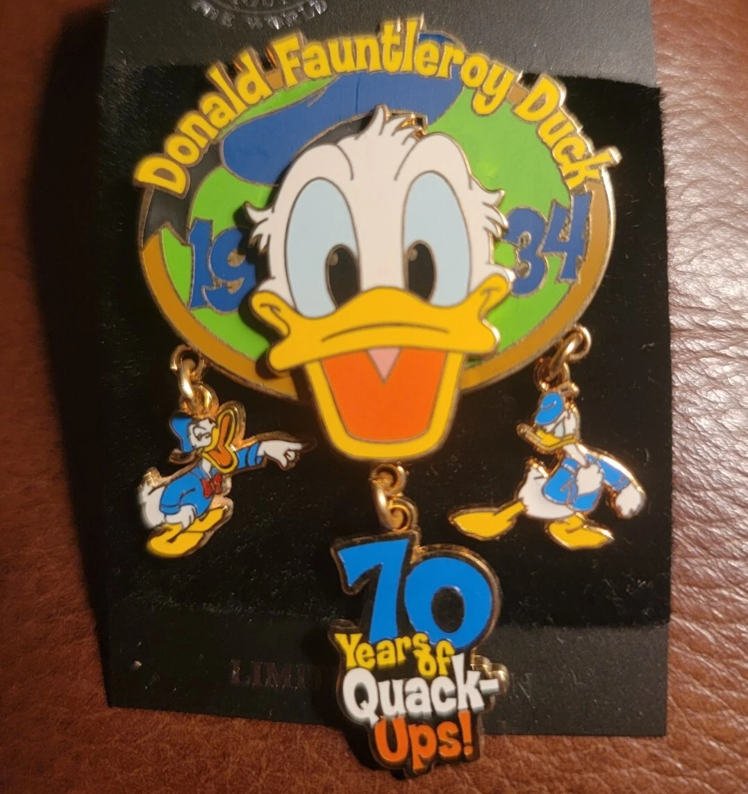 Disney Trading Pins 30300 DLR - Donald Duck's 70th Anniversary (Dangle)
