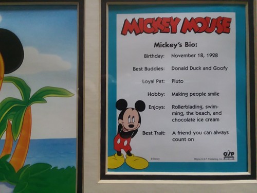 Mickey's Certificate Of Authentication / Special Collectors Limited Addition - Picture 5 of 7