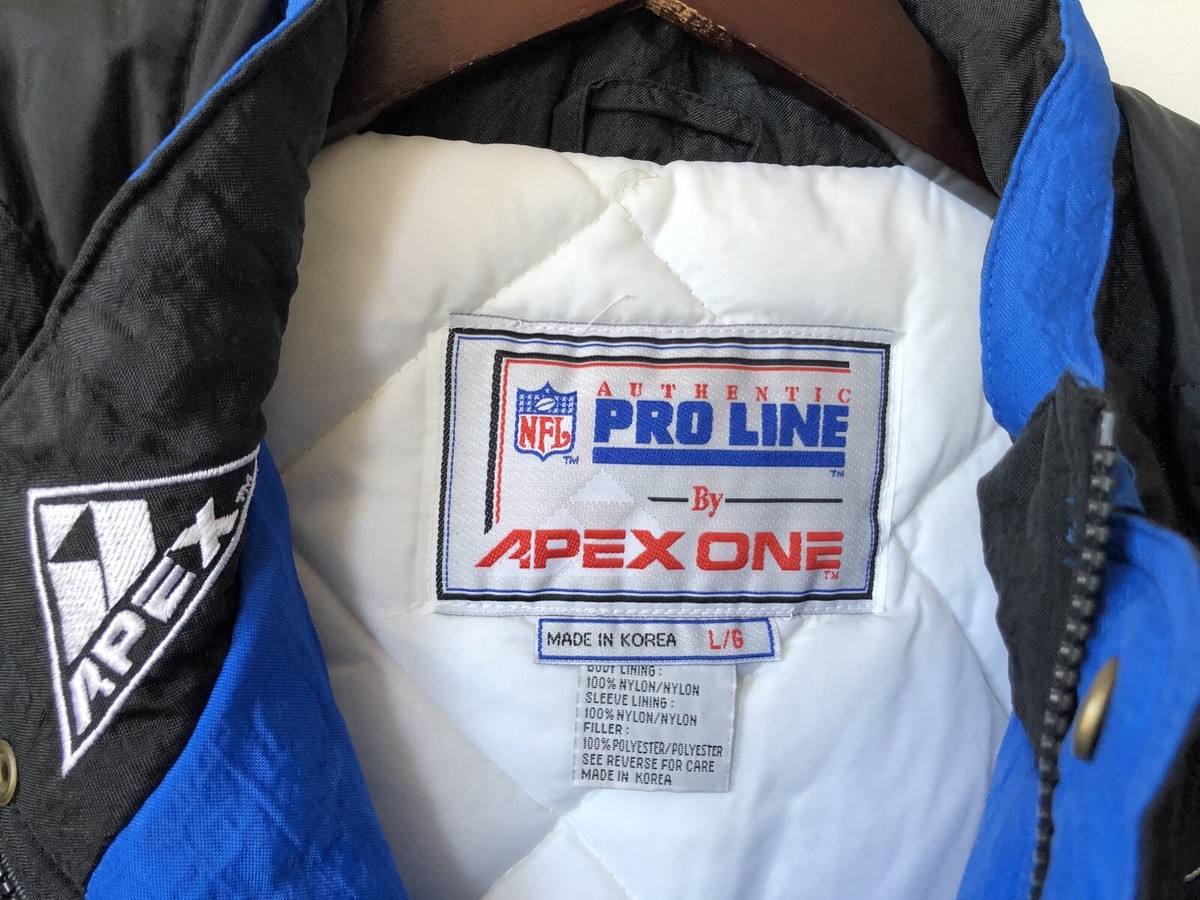 vintage carolina panthers apex one jacket coat deadstock NWT mens