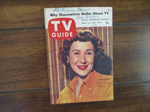 7/9/1954 TV Guide(ARLENE FRANCIS/RAY BOLGER/STU ERWIN/FRED COE/WHAT'S MY LINE?) - Picture 3 of 10