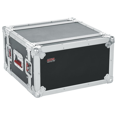 Gator Cases G-TOUR Audio Series Road Rack Shallow Case, 15'' Rackable Depth; 6U