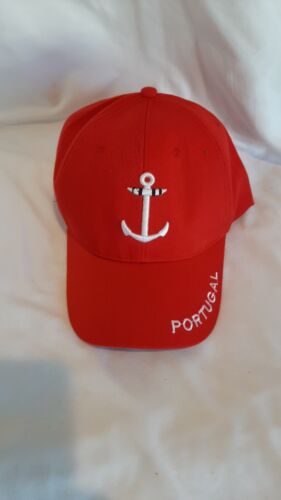  Red Baseball Cap Mens Portugal Preowned  - Picture 1 of 5