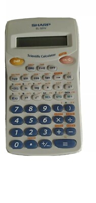 Sharp El-501v Scientific Calculator