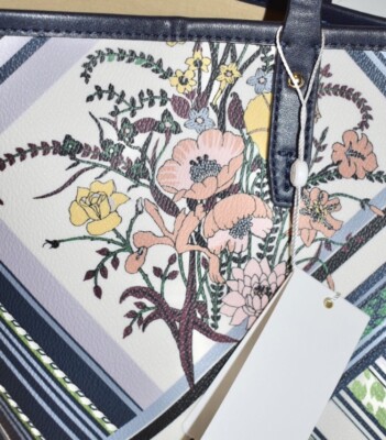 Tory Burch KERRINGTON SQUARE TOTE Homage To The Flower Patchwork