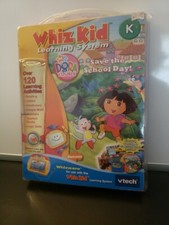 VTech Whiz Kid Dora the Explorer Saves School Day NEW Learning System Read