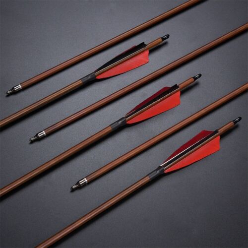 60" Recurve Bow Arrows Kit 30-60lbs Wooden Takedown Bow Archery Hunting Target - Picture 24 of 24