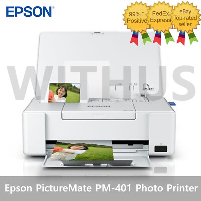 EPSON PictureMate PM-401 (Next of PM-400) Ultra Compact Photo Printer -Tracking=