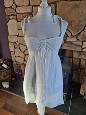 Shein Cotton Strappy Dress White Size XS BNWT