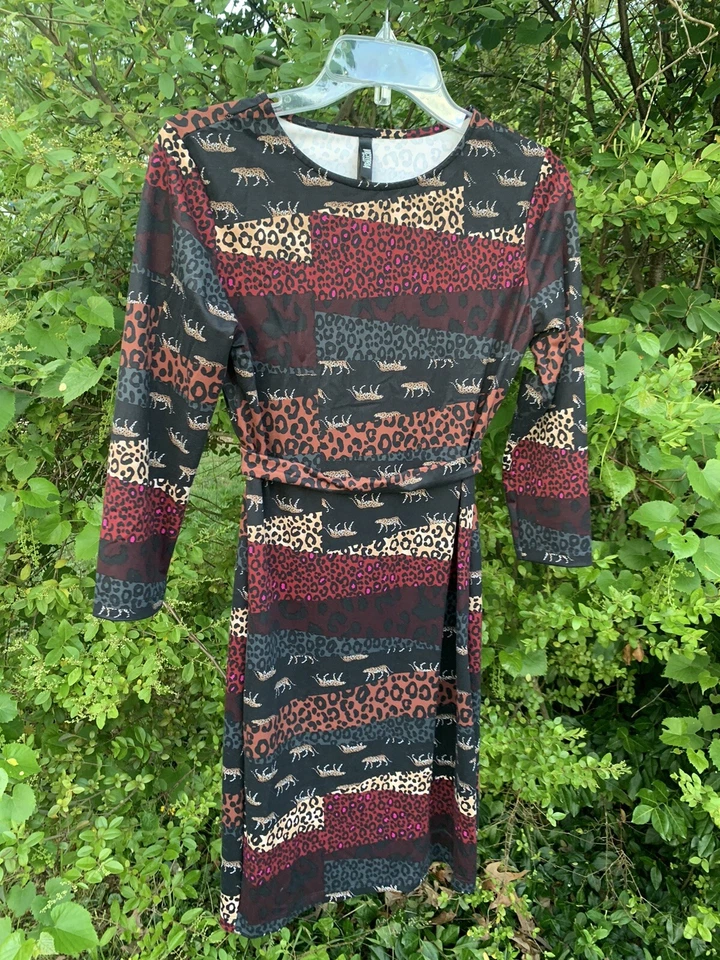 Sexy Vestido VICTORIA'S SECRET Deportivo Corte Espalda Pasarela Selva Leopardo S ❤️sj7m34