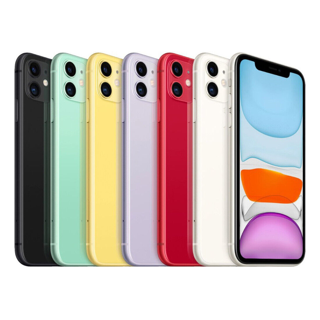 Apple iPhone 11 - 128GB - Factory Unlocked - All Colors - Bundle - Good