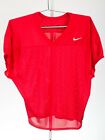Nike Football Jersey Mens 2Xl Xxl Red Mesh Short Sleeve V Neck