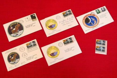 NASA Lot Buchstaben mit Briefmarken Ersttag Ausgabe persönliche Sammlung Tasche 1 Geschenk ZL