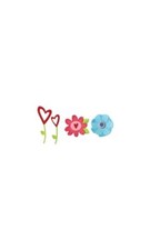 3 Sizzix Stanzer Sizzlits M  Flower Set