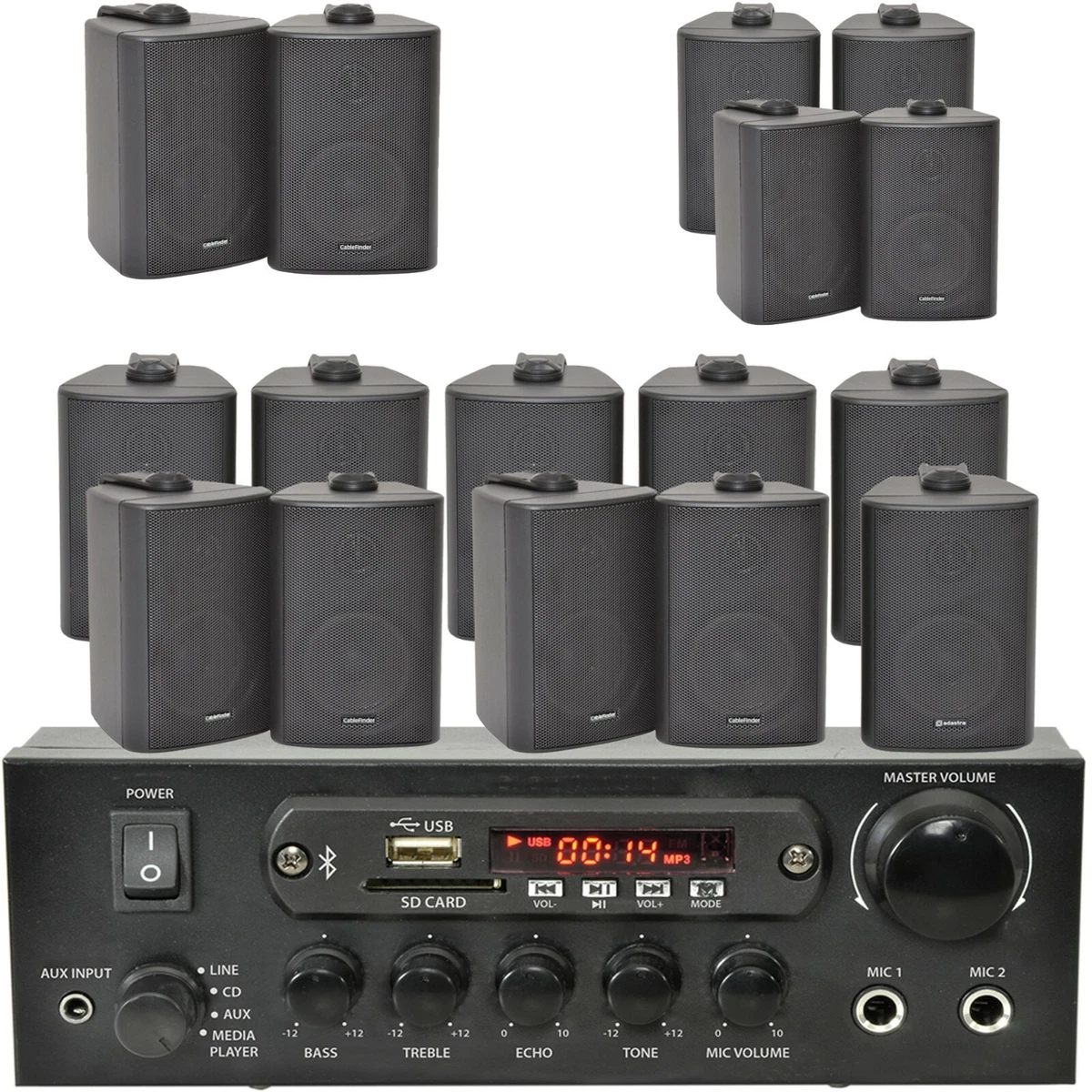 Wireless music speakers for home 2025