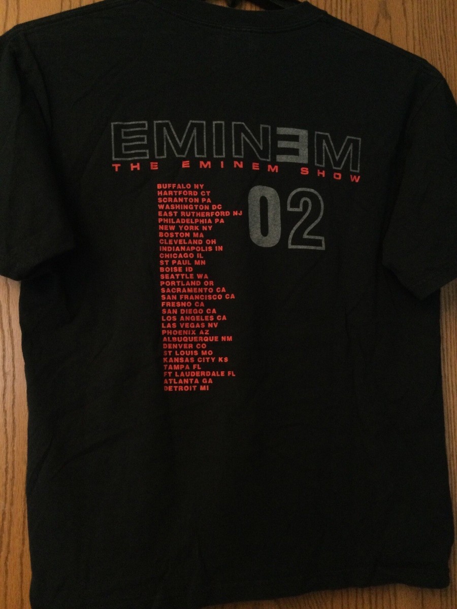 Eminem - “The Eminem Show” - 2002 Black Shirt - M - Anvil | eBay