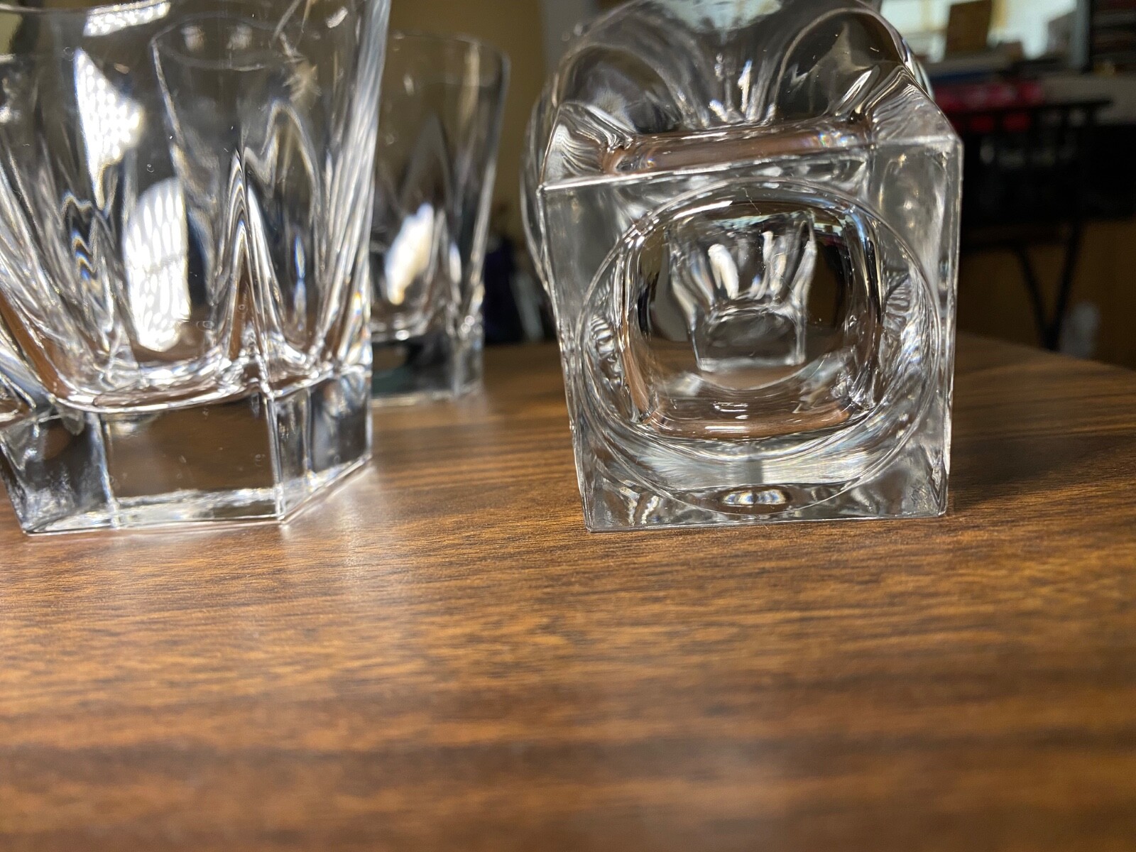 6 Royal Crystal Rock RCR Fusion Ultraclear Crystal Old Fashioned Whiskey Glasses