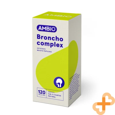AMBIO BRONCHO Mixture Complex Vitamin C 120ml Thyme Larch Health Supplement