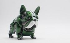 NEW HWJ RAMBLER Green mechanical dog in box  toy in stock