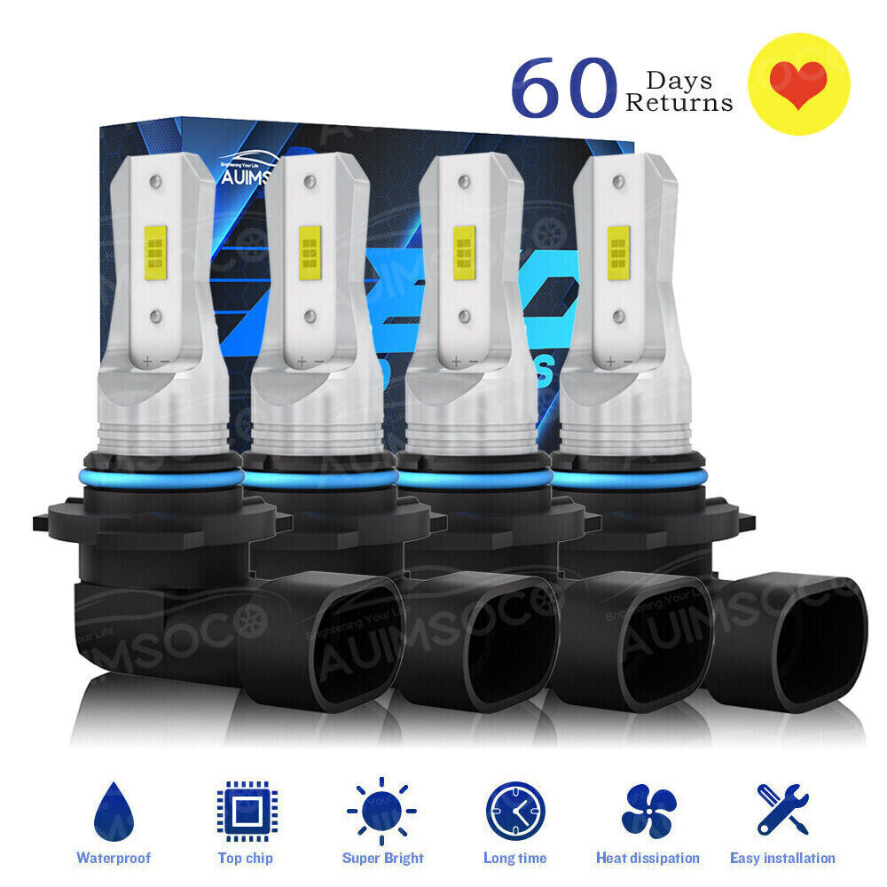 For Ford Mystique LS GS Sedan 4-Door 2.5L High Low Beam LED Headlight Bulbs Kit