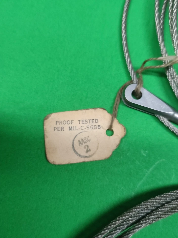 Conjunto de cables NAS303-R27-0896 Beechcraft Aviación, Lote de 2 Foto 2 de 4